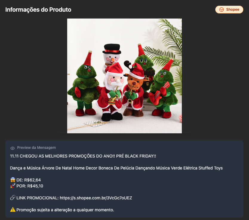 Demonstração do sistema Cupom Radar